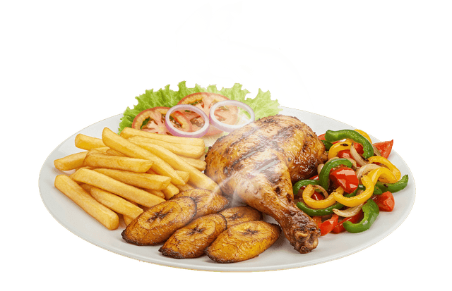 Frites + poulet